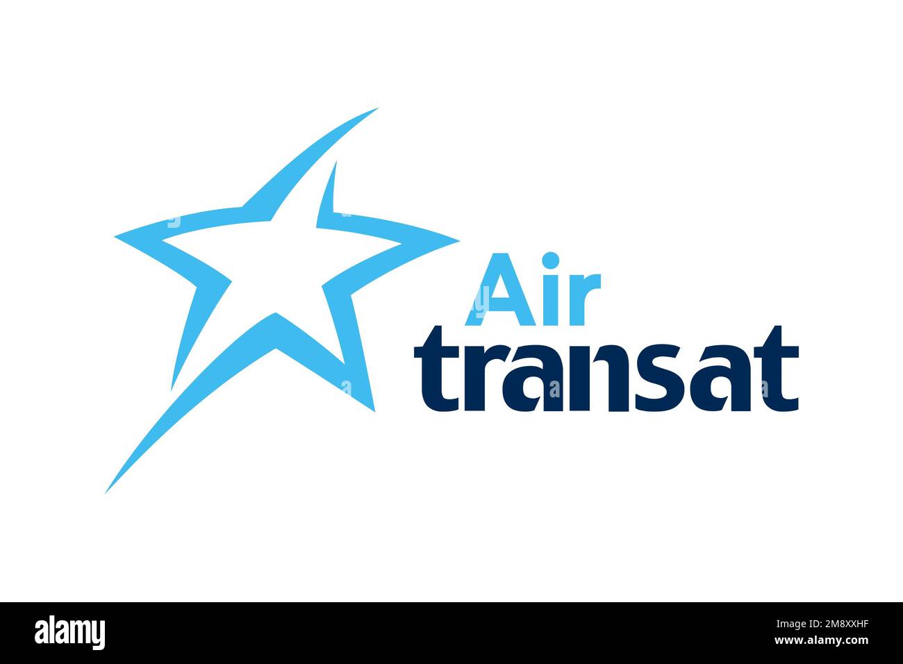 Air Transat, Logo, White background Stock Photo Alamy