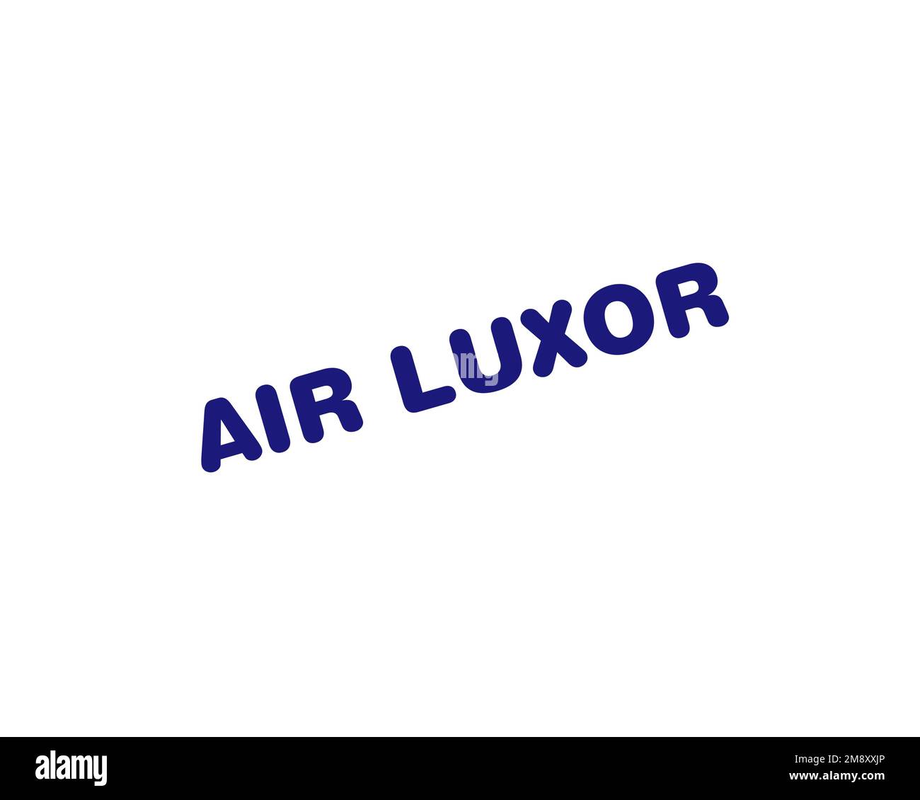 Air Luxor, rotated logo, white background Stock Photo Alamy