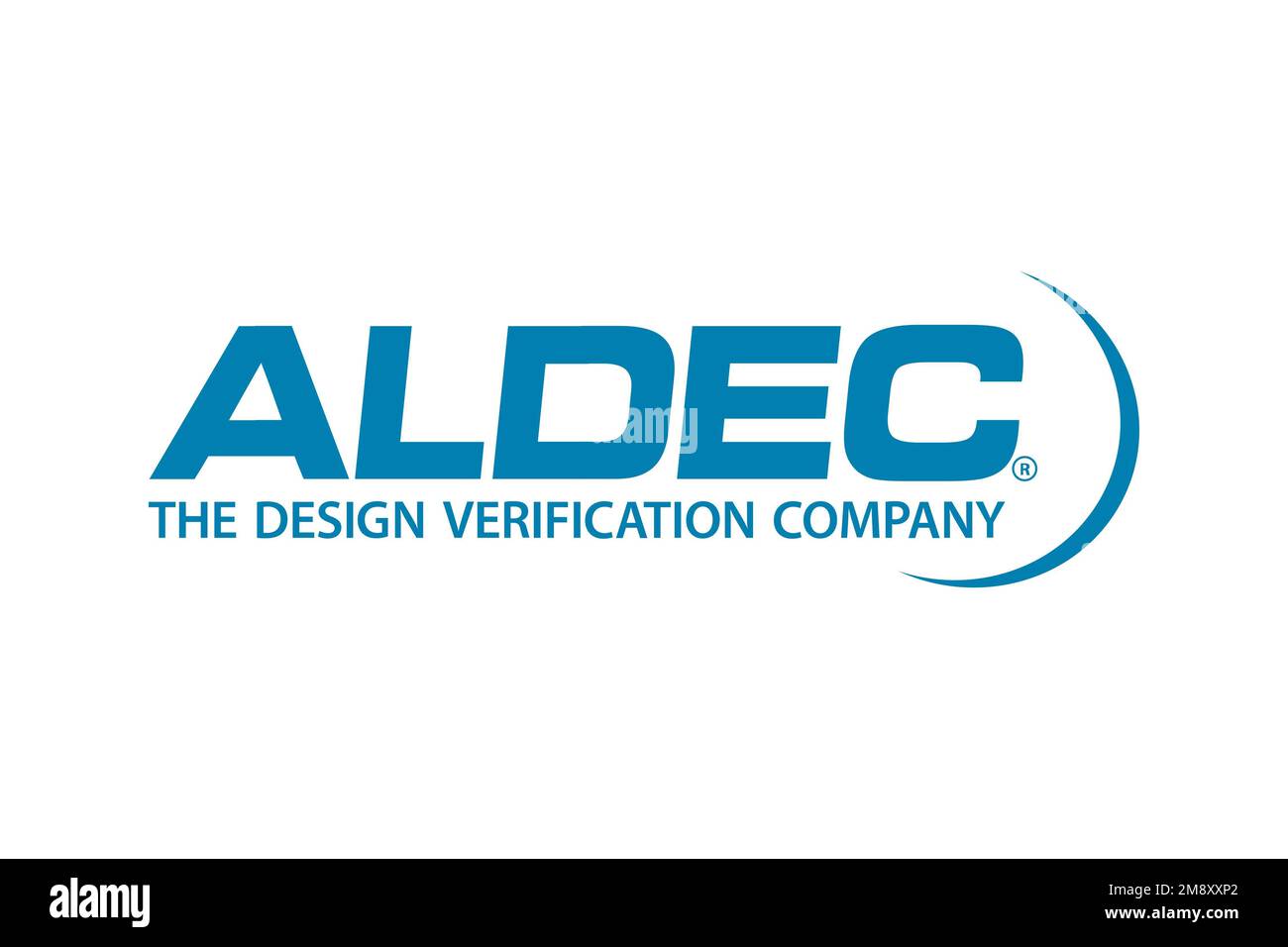 Aldec, Logo, White background Stock Photo