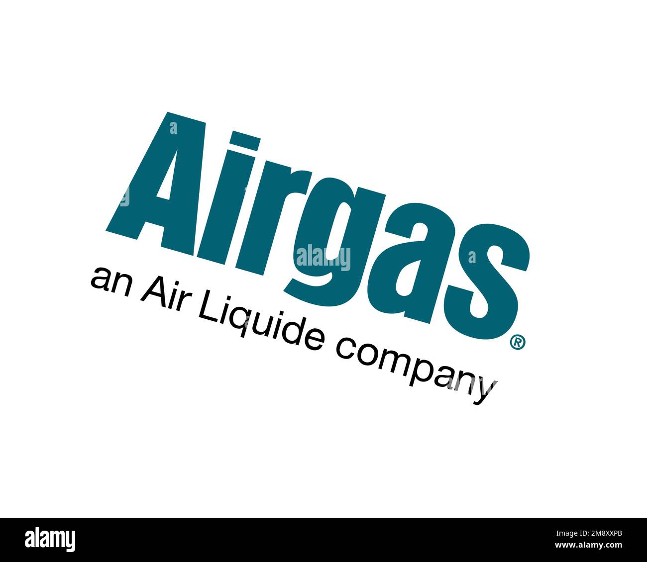Airgas, rotated logo, white background B Stock Photo Alamy