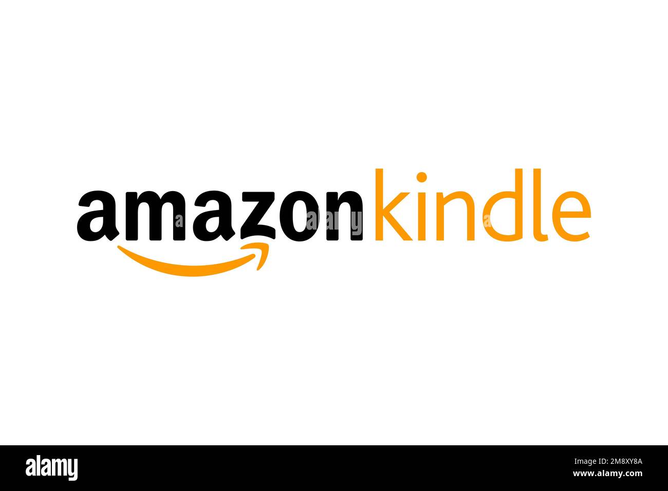 Amazon Kindle, Logo, White Background Stock Photo Alamy