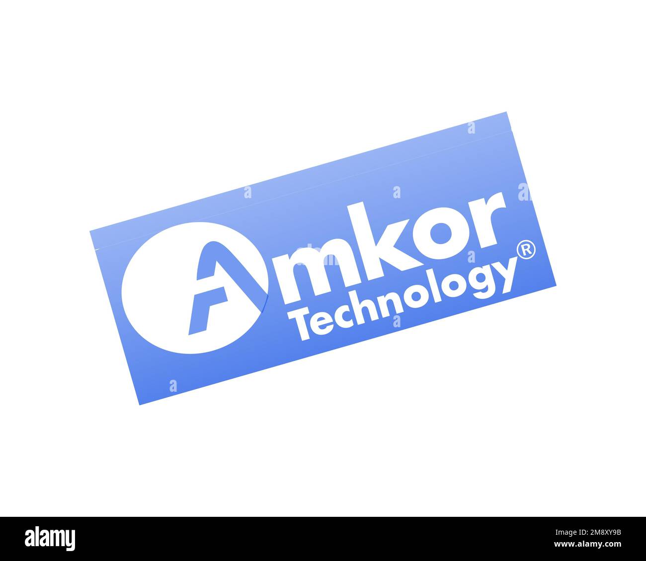 Amkor Technology, rotated logo, white background Stock Photo - Alamy