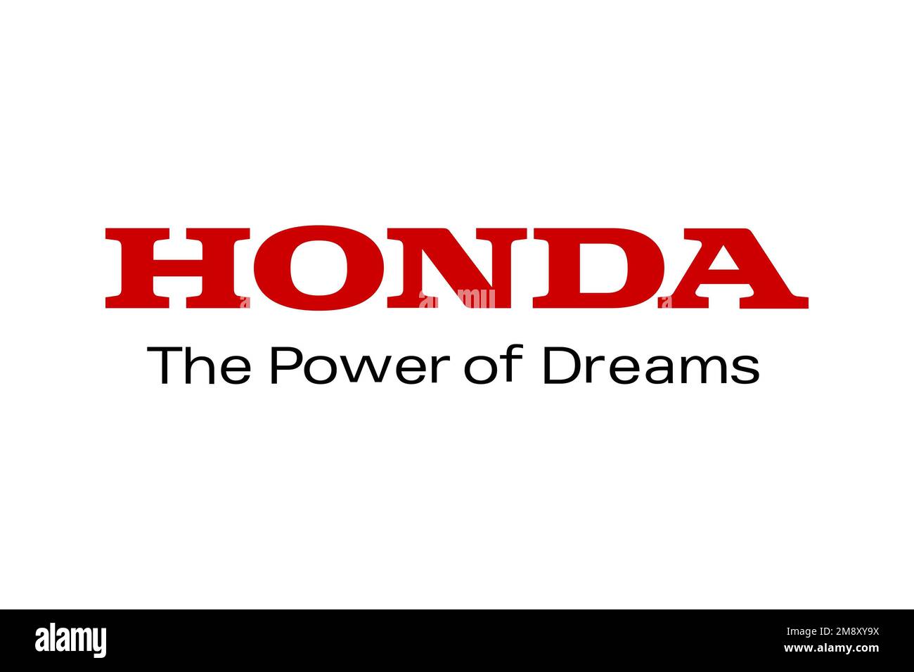 American Honda Motor Company, Logo, White Background Stock Photo