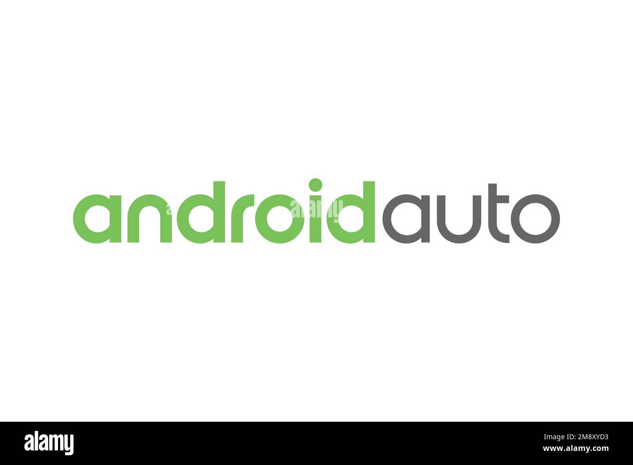 Android Auto, Logo, White background Stock Photo Alamy