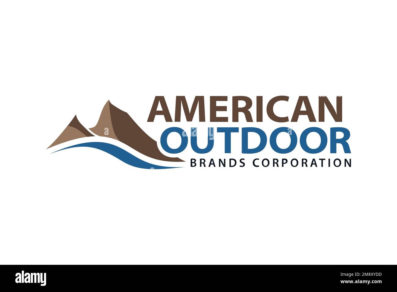 American Outdoor Brands Corporation, Logo, White Background Stock Photo