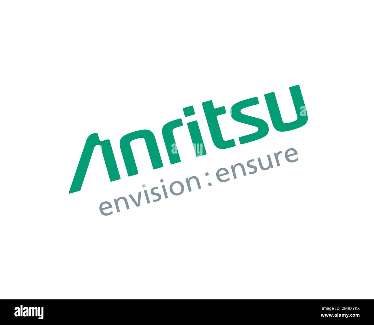 Anritsu, rotated logo, white background Stock Photo - Alamy