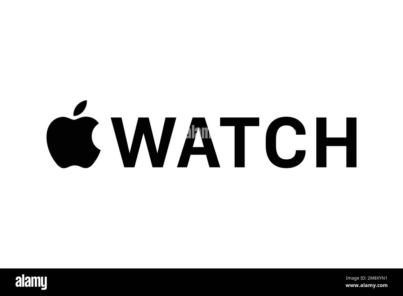 Apple Watch Series 3, Logo, White Background Stock Photo Alamy