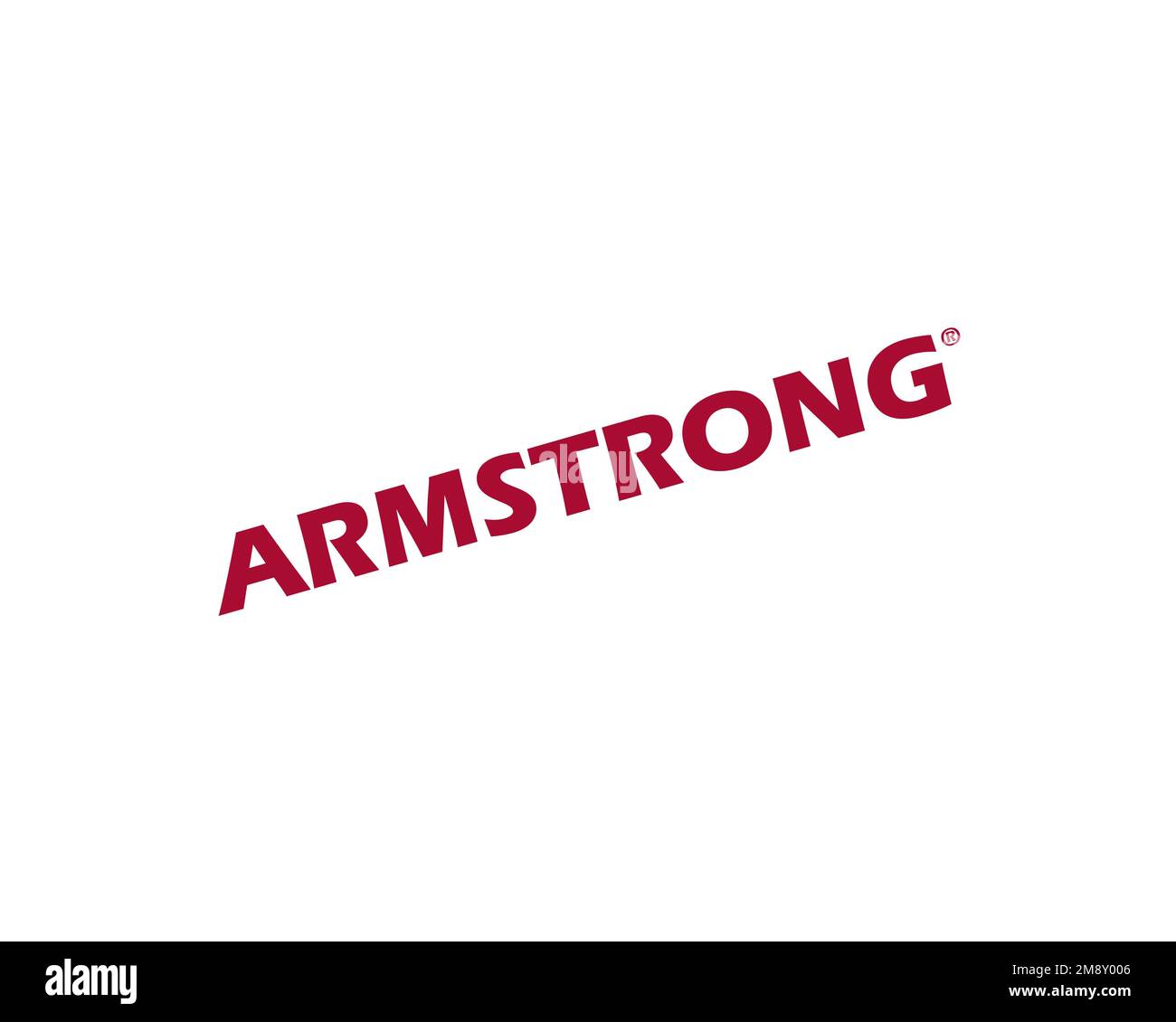 Armstrong Group of Companies, Rotated Logo, White Background Stock