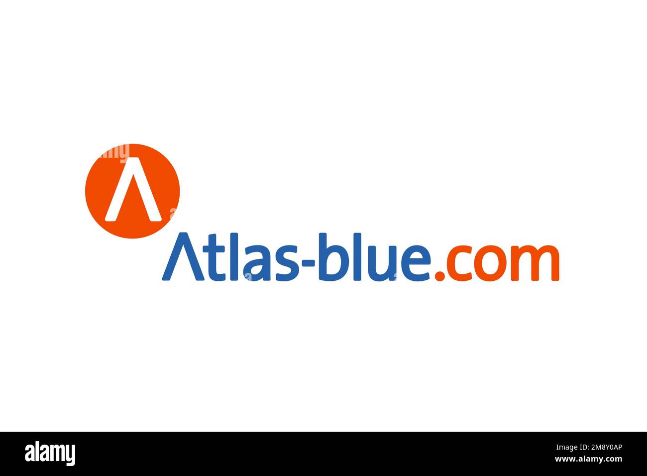 Atlas Blue, Logo, White Background Stock Photo - Alamy
