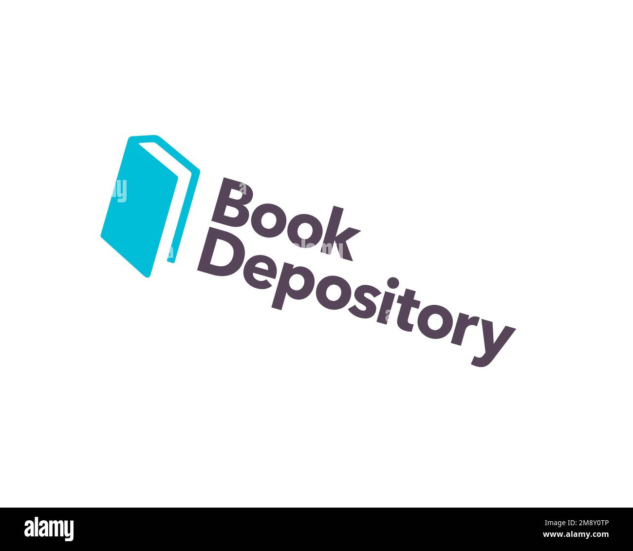 Book Depository, Rotated Logo, White Background B Stock Photo Alamy