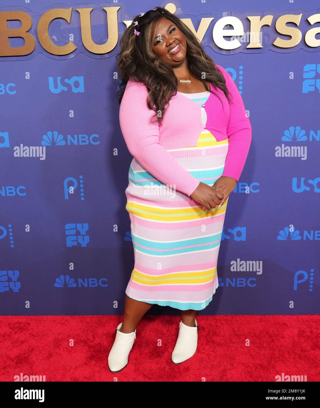 Nicole Byer Nicole Byer at the 2023 NBCUNIVERSAL Press Tour held at the Langham