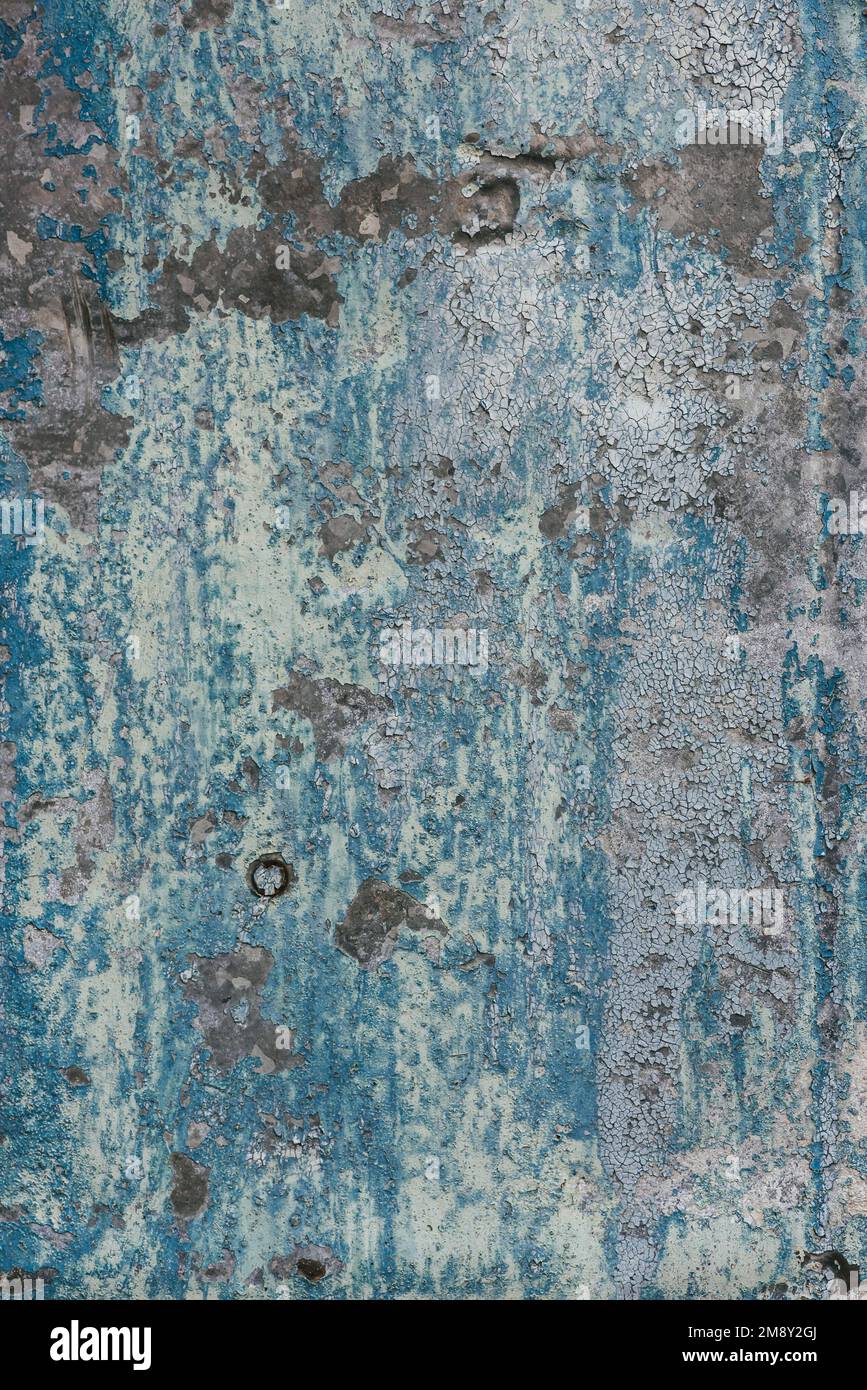 rusty old metal texture with corrosion and blue paint Stock Photo - Alamy