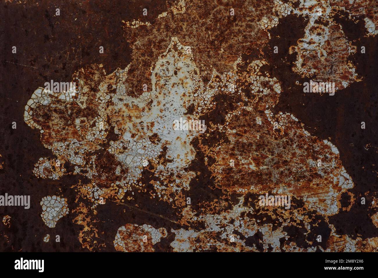 texture of rusty old metal with corrosion. Grunge style dirty iron ...