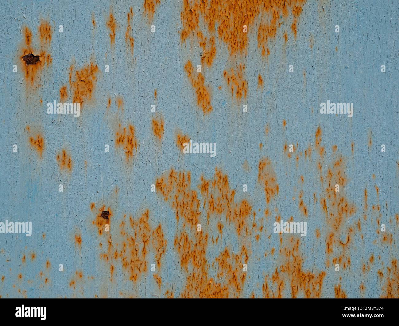 rusty old metal texture with corrosion and blue paint Stock Photo - Alamy