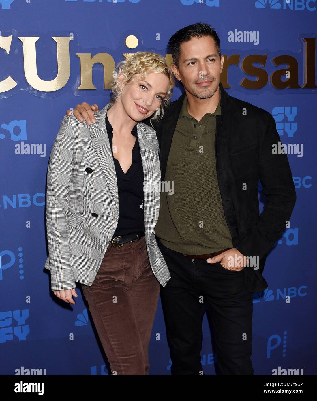 Pasadena, California, USA. 15th Jan, 2023. Perdita Weeks and Jay