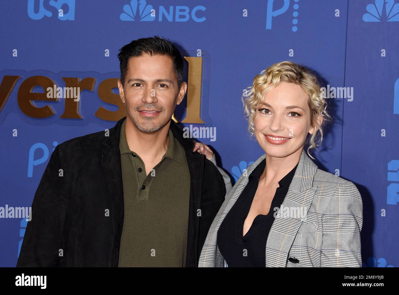 Pasadena, California, USA. 15th Jan, 2023. Jay Hernandez and Perdita