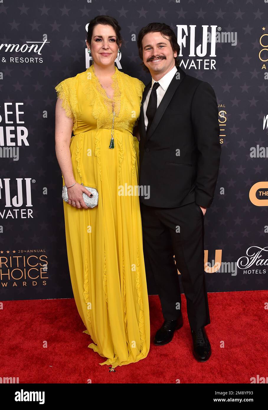 Los Angeles, USA. 15th Jan, 2023. Melanie Lynskey and Jason Ritter