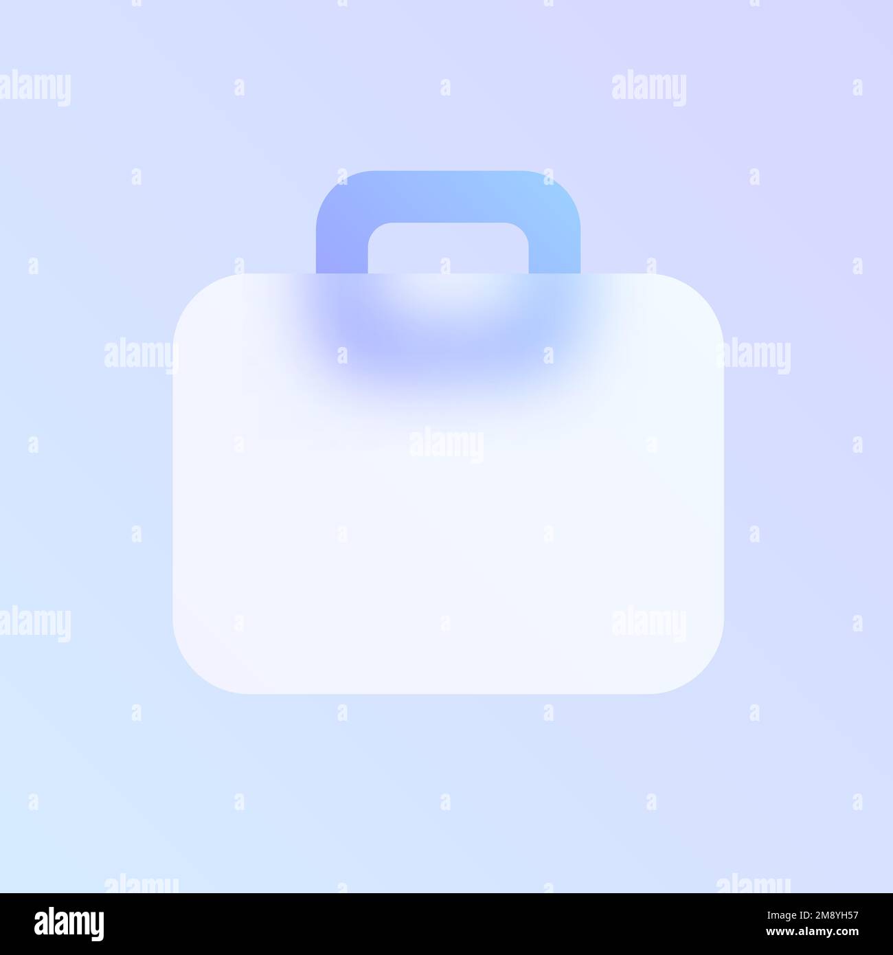 case glass morphism trendy style icon Stock Vector