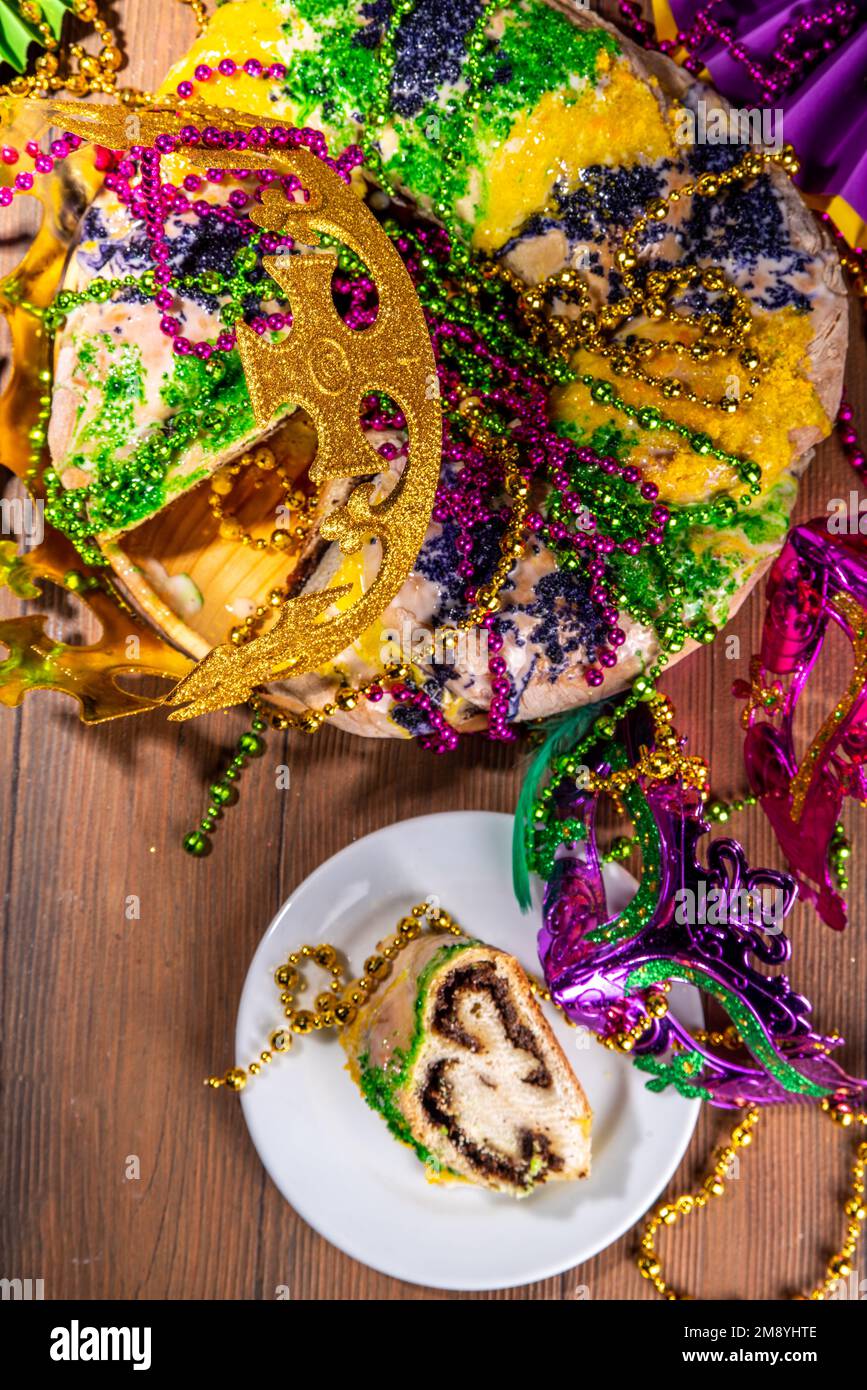 mardi gras pastry baby
