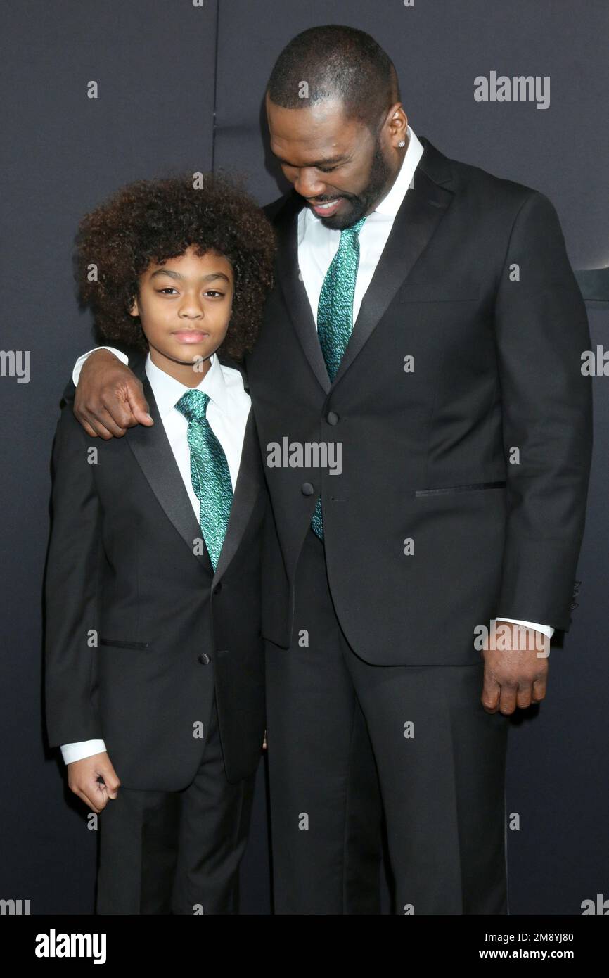 LOS ANGELES JAN 5 Sire Jackson, Curtis Jackson at the "BMF" Season 2