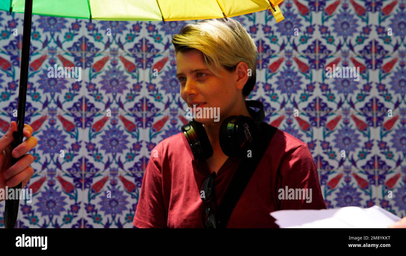 CHARLOTTE WELLS in AFTERSUN (2022), directed by CHARLOTTE WELLS. Credit