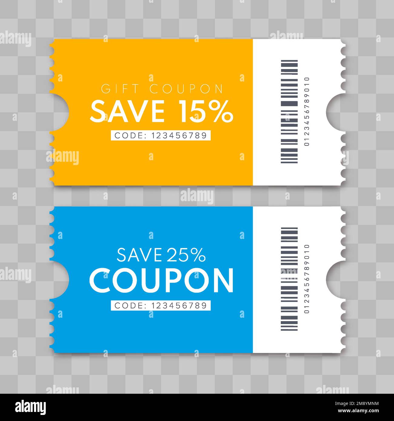 Promo code voucher vector newsletter template Stock Vector Image & Art -  Alamy