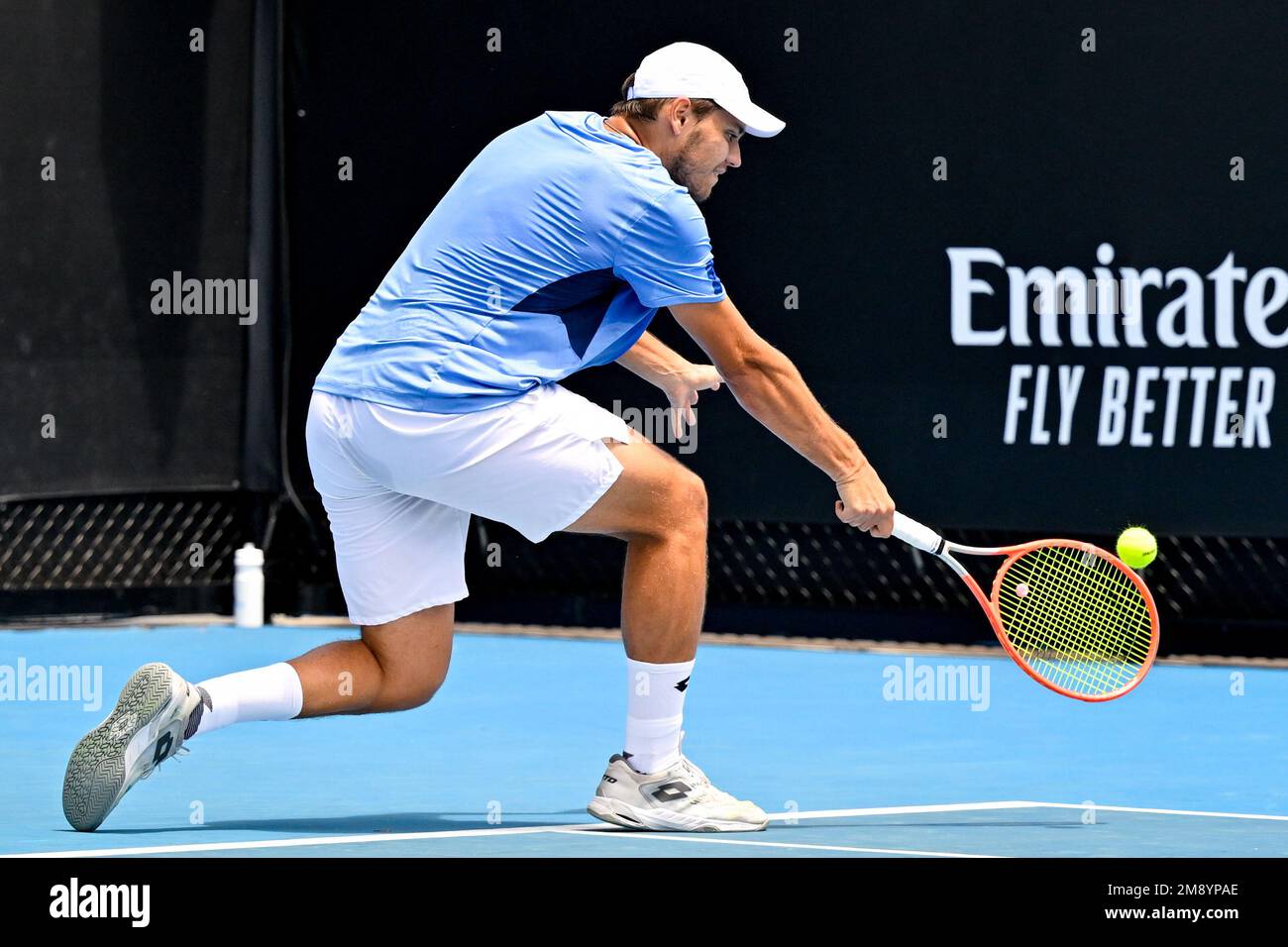 Pavel Kotov during a mens singles match at the 2022 US Open, Tuesday, Aug