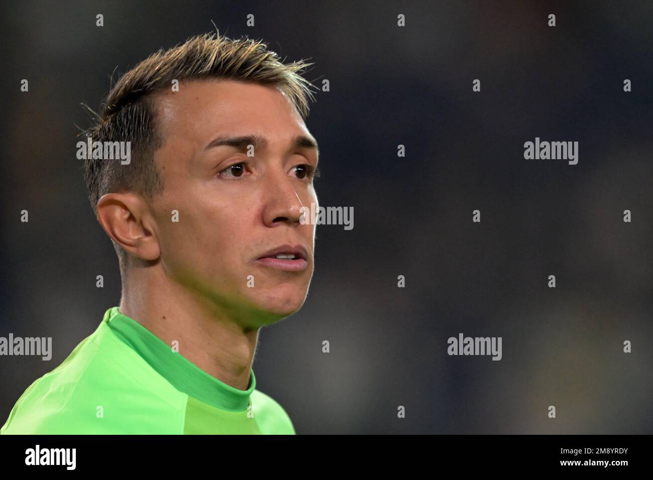 ISTANBUL - Galatasaray AS goalkeeper Fernando Muslera during the Turkish Super Lig match between Fenerbahce AS and Galatasaray AS at Ulker stadium on January 8, 2023 in Istanbul, Turkey. AP | Dutch Height | GERRIT OF COLOGNE Stock Photo