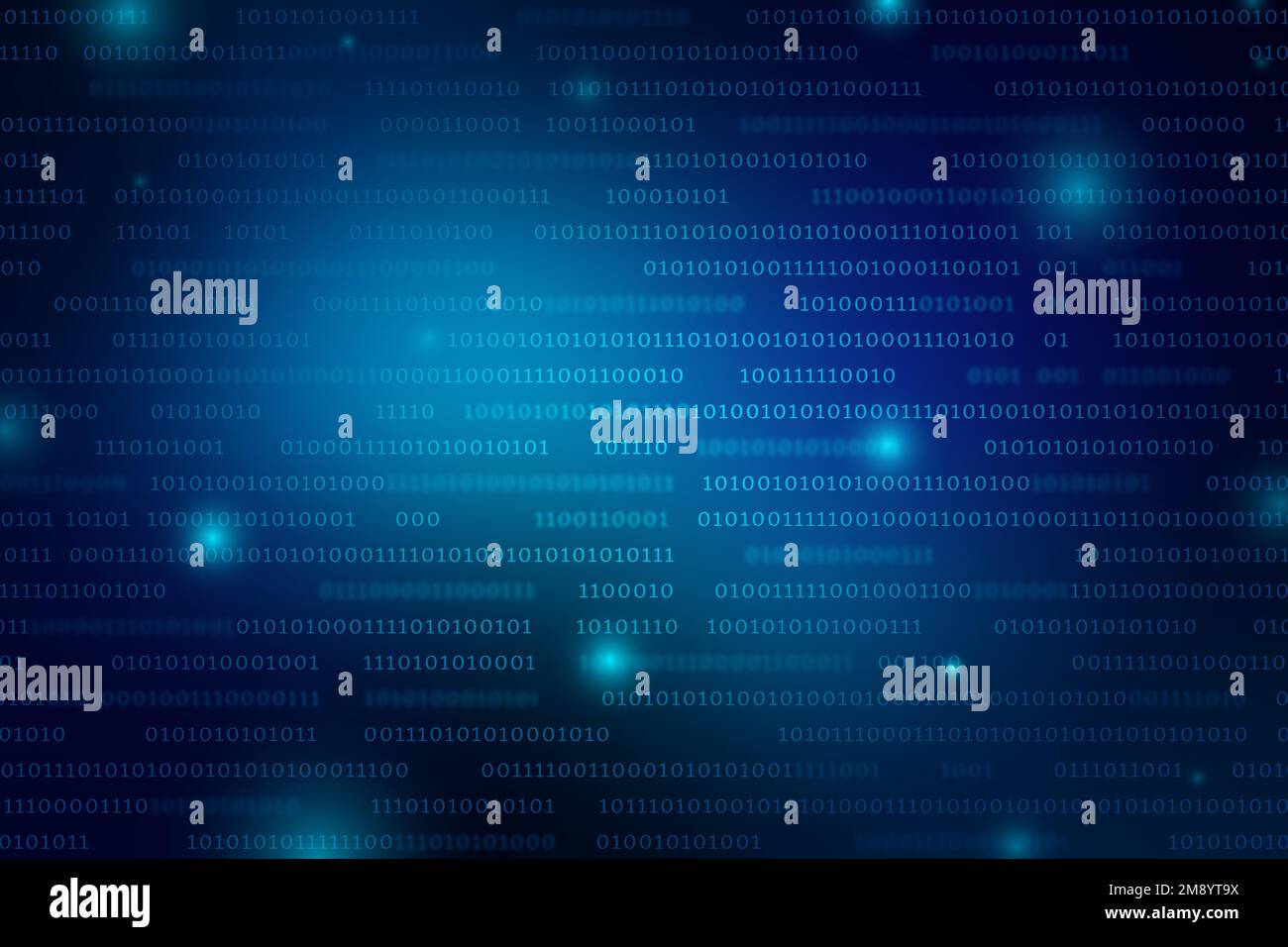 Stream of binary code design vector Stock Vector Image & Art - Alamy