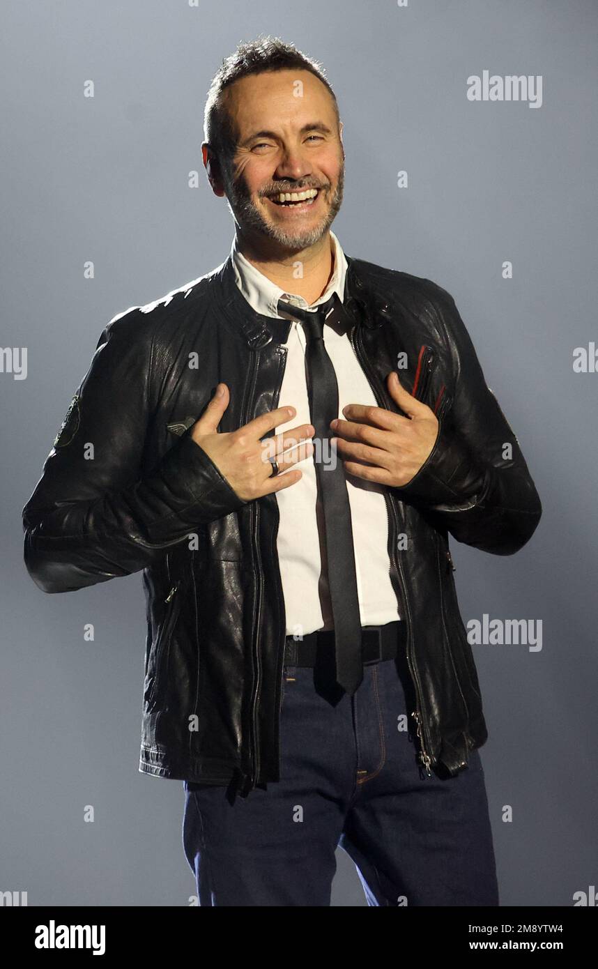 Italian singer Filippo “Nek” Neviani during his performance at Teatro ...