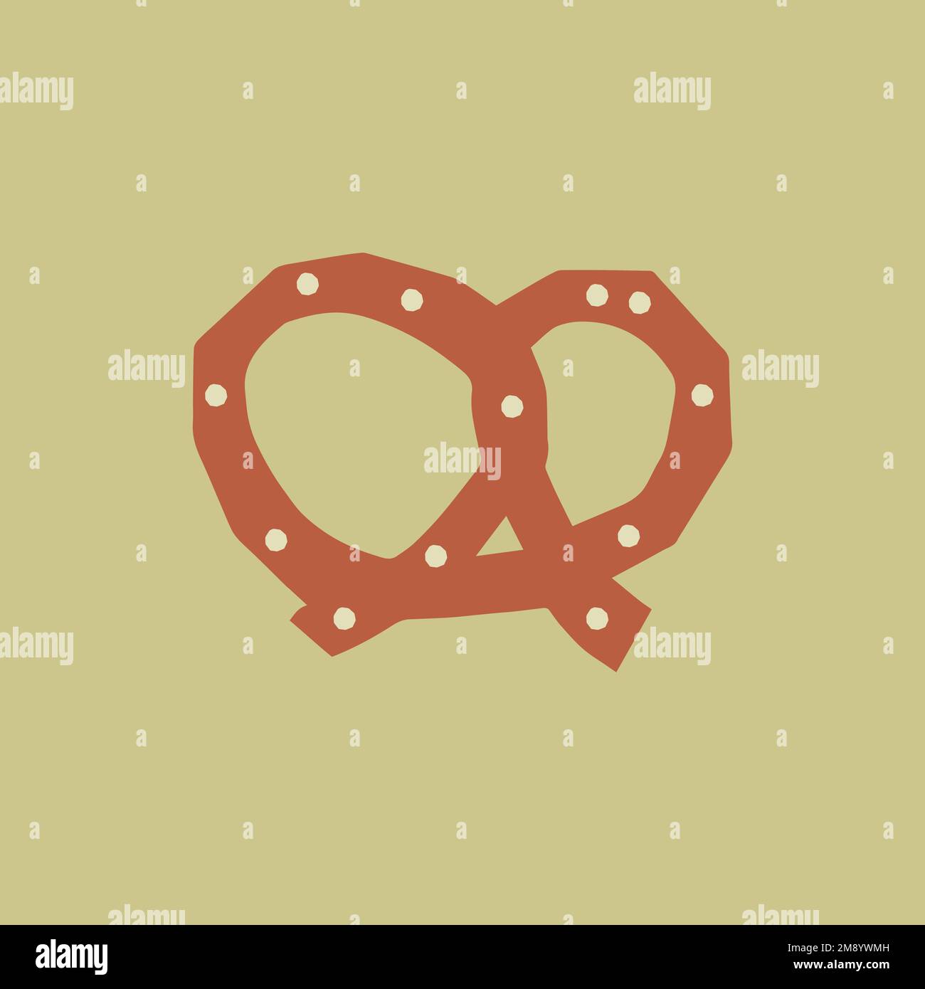 Pretzel Oktoberfest element vector set Stock Vector Image & Art - Alamy