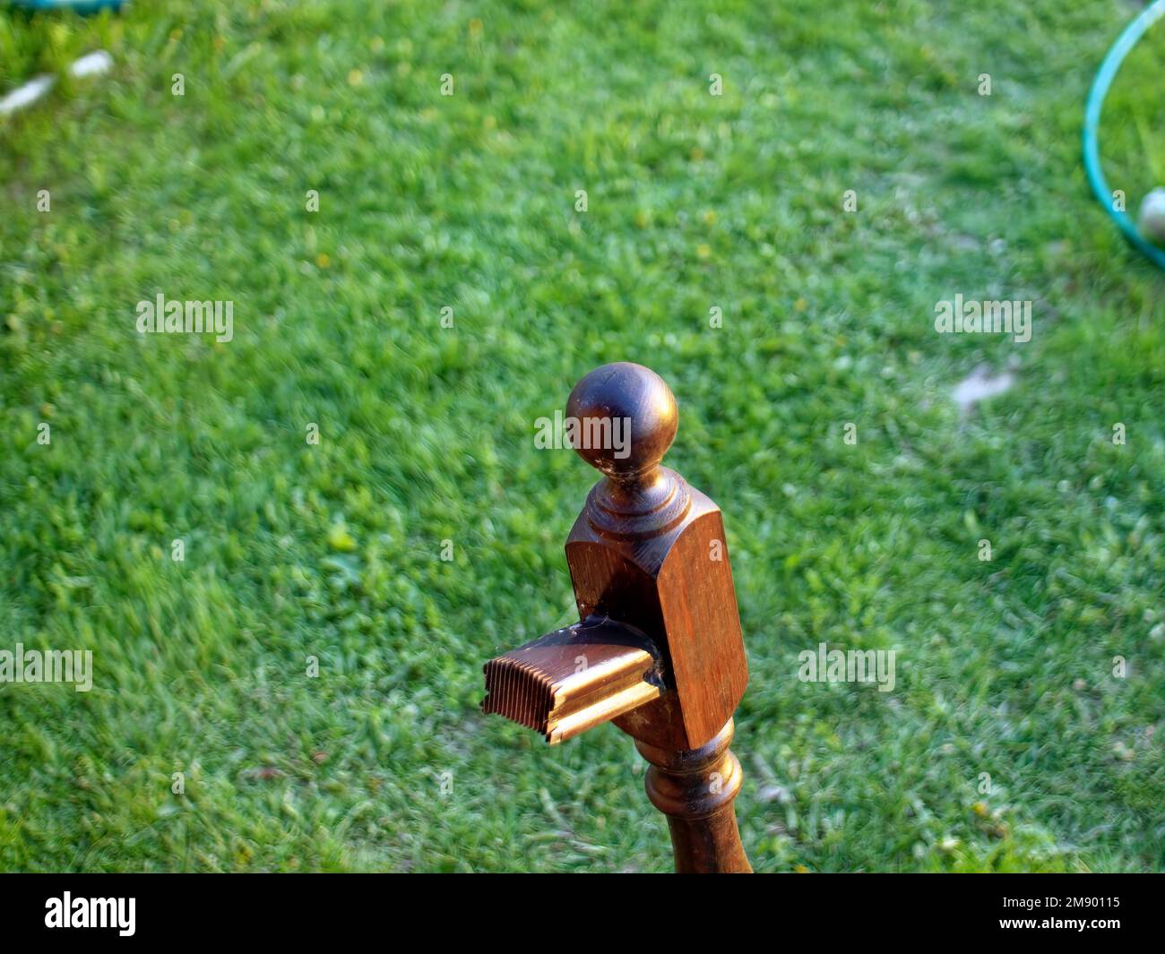 Broken wooden railing hi-res stock photography and images - Alamy