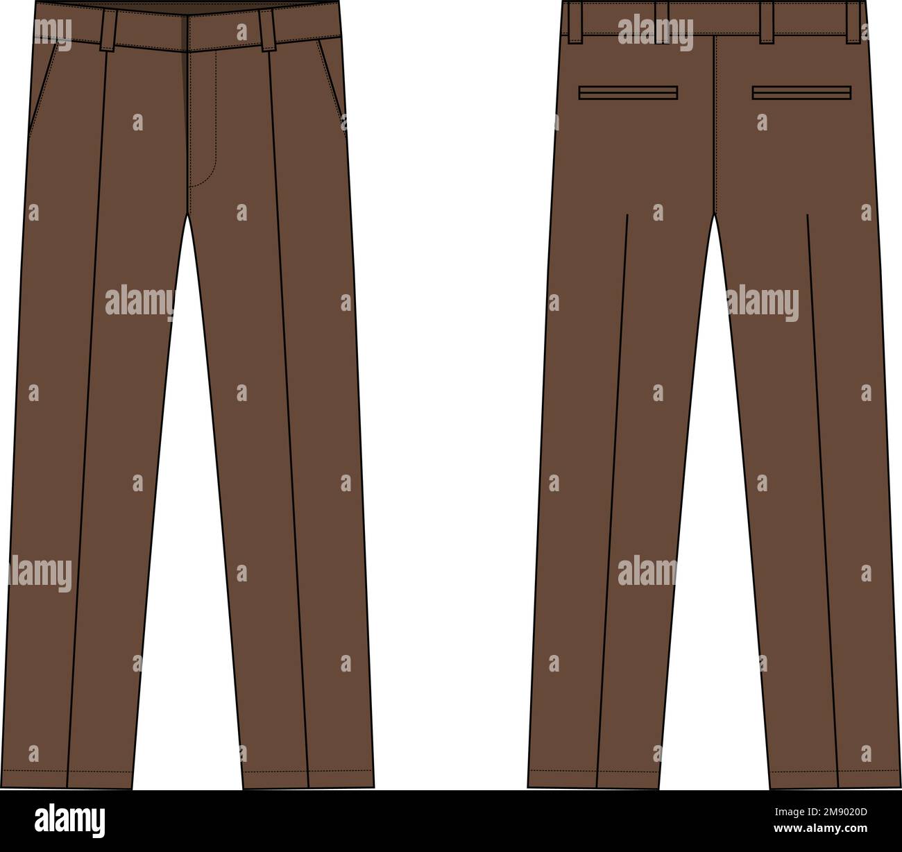Pants suit Stock Vector Images - Alamy