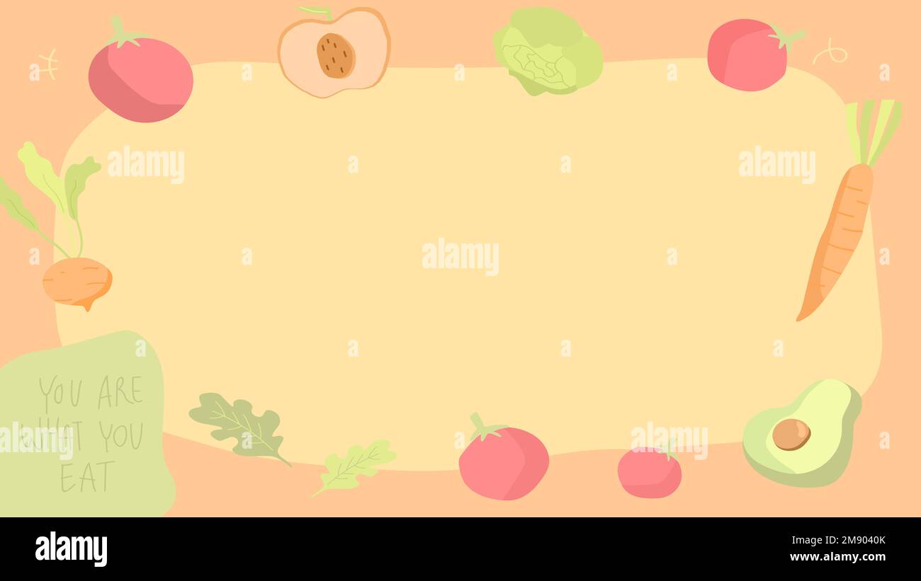 Vegetable notepaper vector Stock Vector