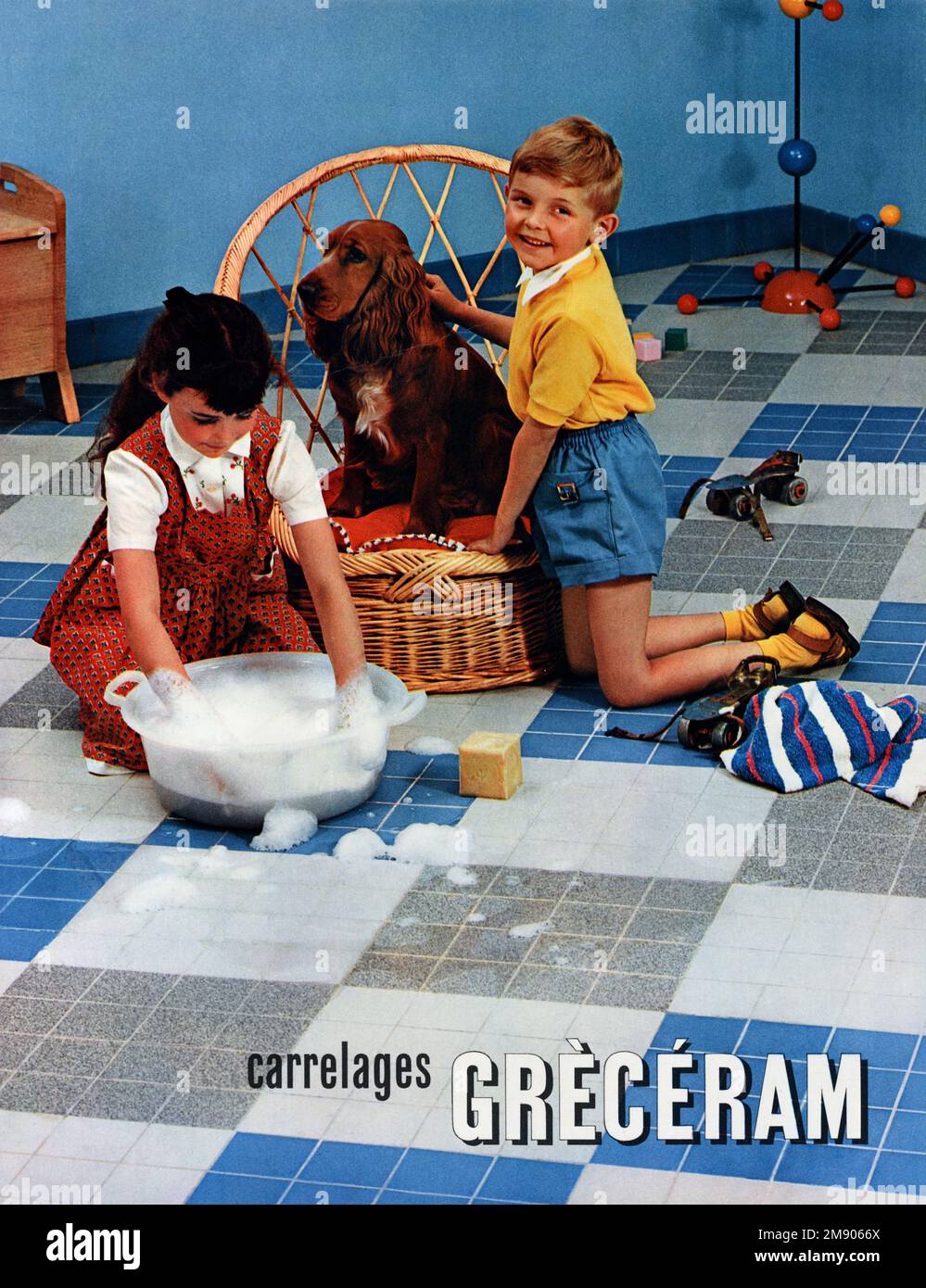 Illustration children 1950s hi-res stock photography and