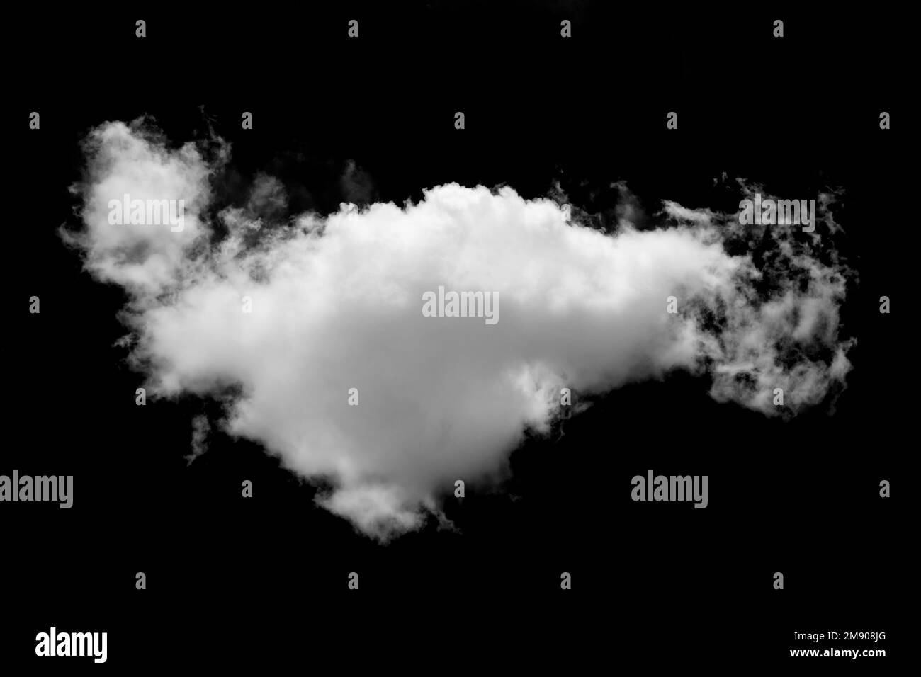 white cloud and smoke isolated on black, background and texture Stock ...