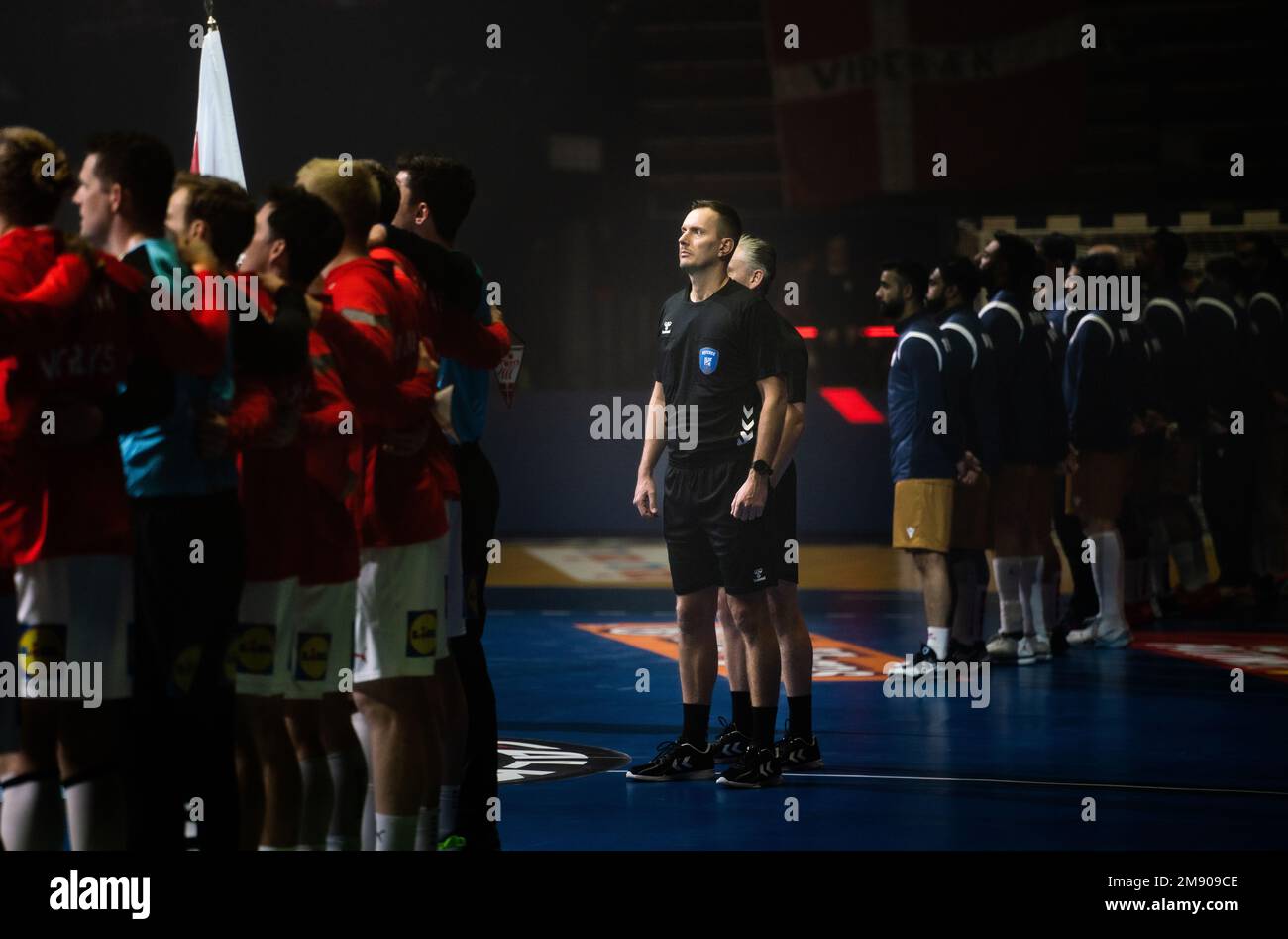 Malmo, Sweden. 15th Jan, 2023. Referee Tobias Tönnies seen before the