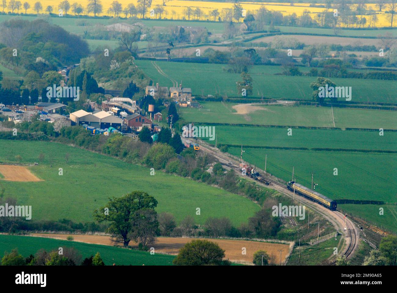 The Cornishman express steam train complete with its chocolate and