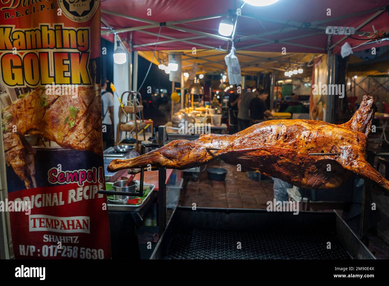 Kuala Lumpur, Malaysia - December 12th, 2022 - Jalan Alor Street Food