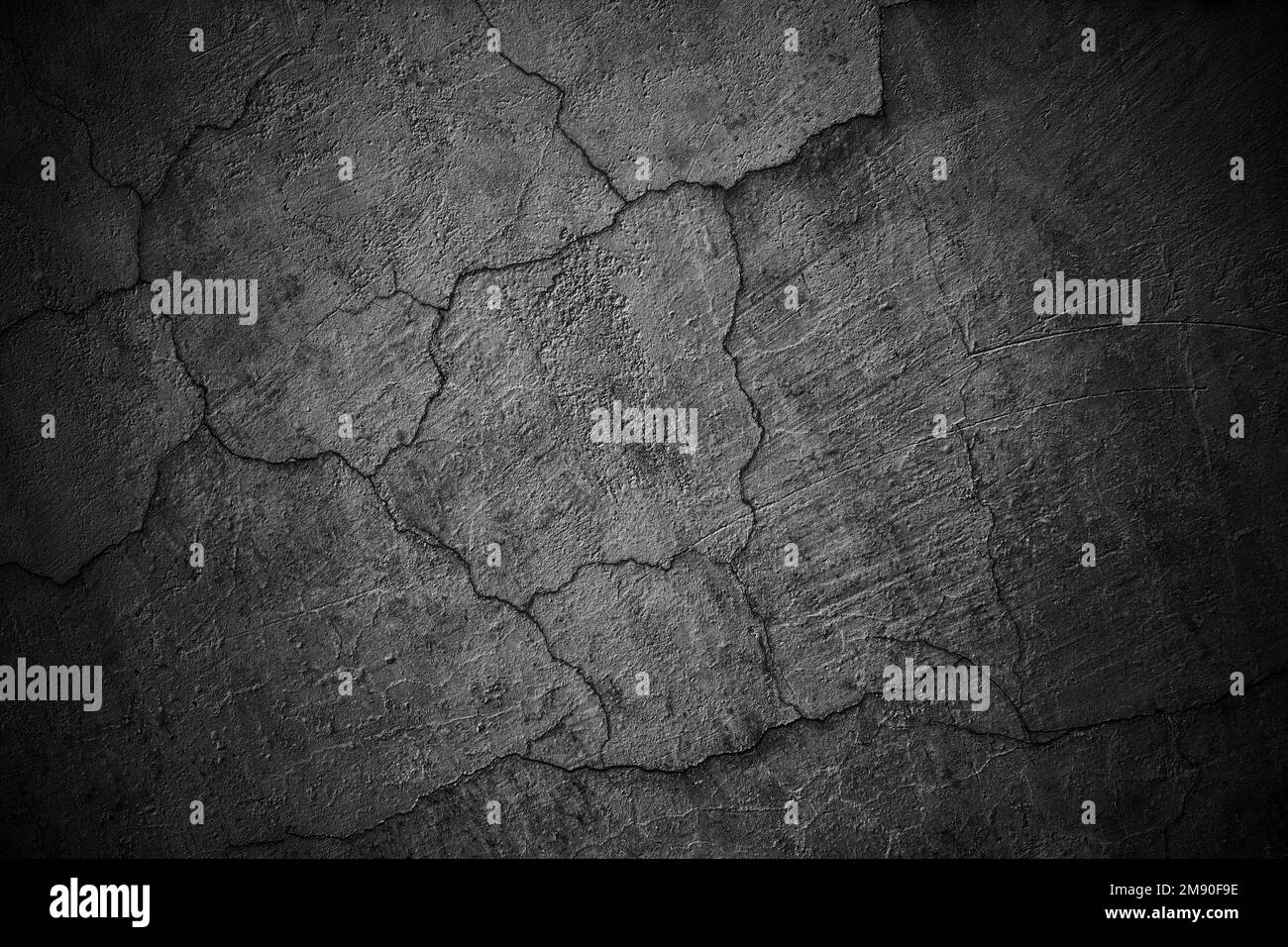 concrete wall black, gloomy background for design Stock Photo