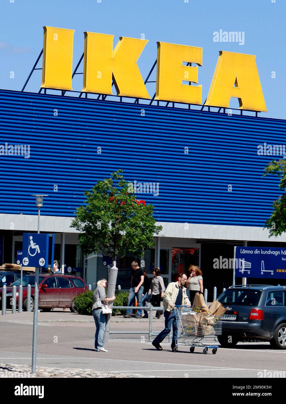 An Ikea logo Stock Photo Alamy