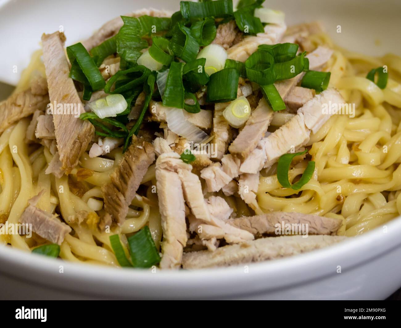 Yunnan style traditional Chinese dry noodles Stock Photo