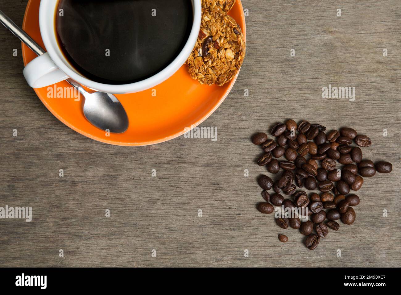 Filter coffee with coffee beans Stock Photo Alamy