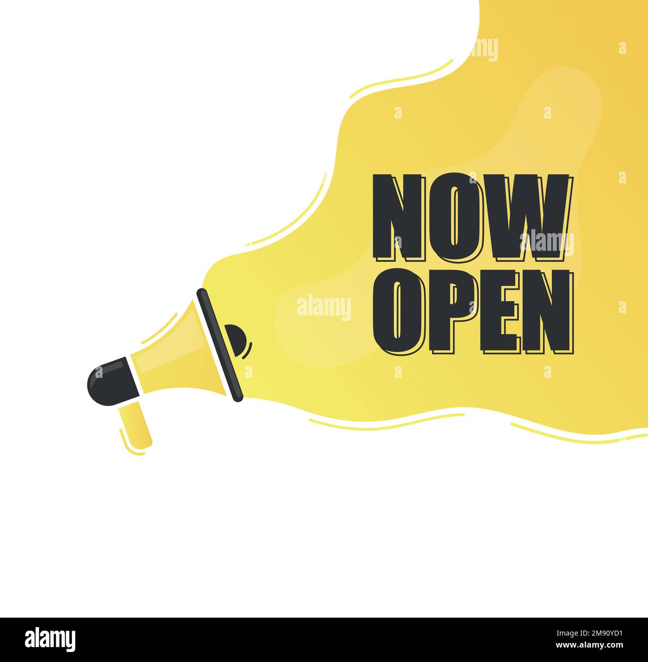 Opening Offer Text Ready open Stock Vector Images - Alamy