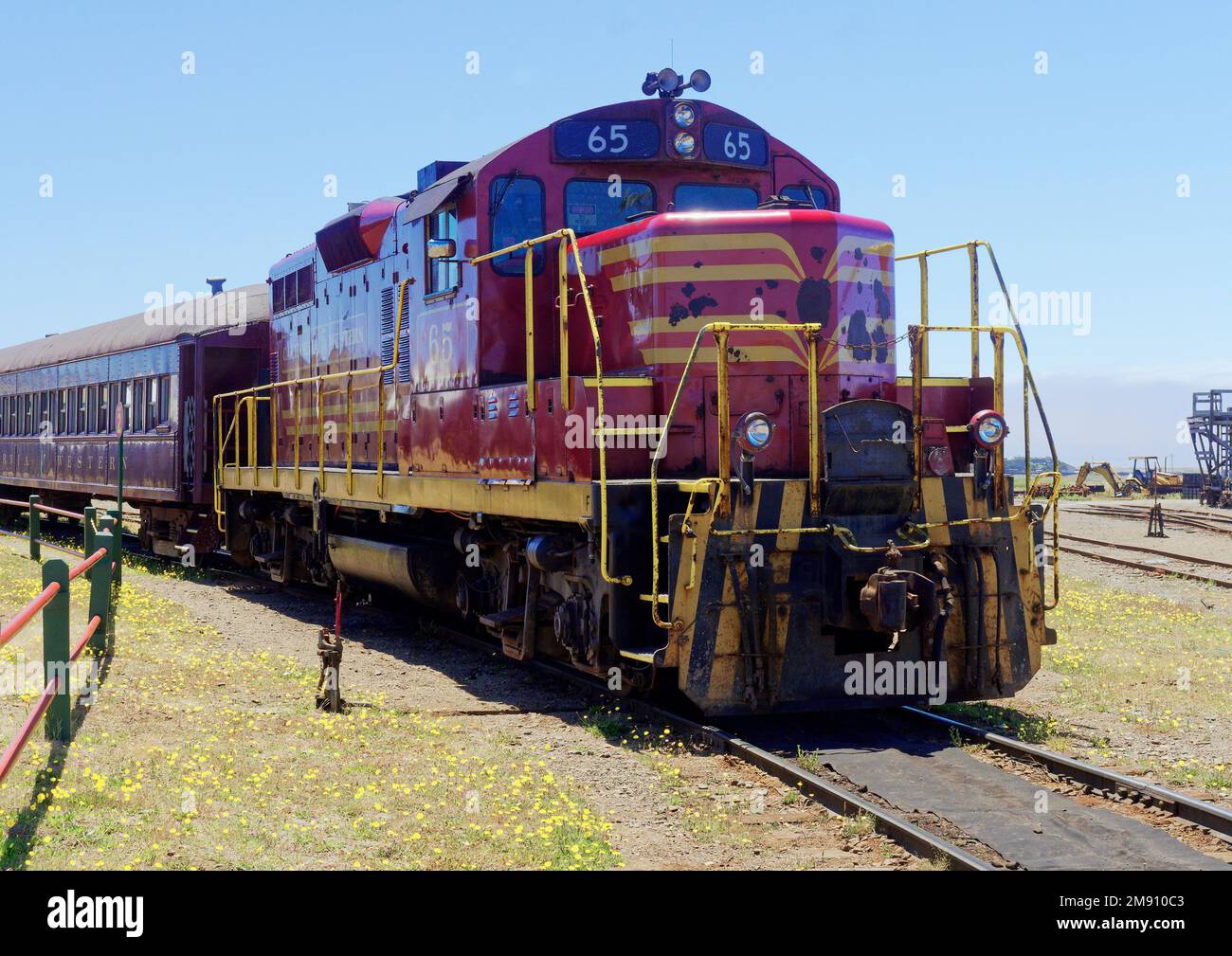 Mendocino Railway (the Skunk Train), is a heritage railroad in