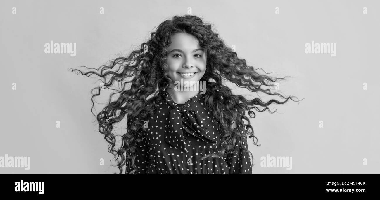 Curl of yellow hair Black and White Stock Photos & Images - Alamy