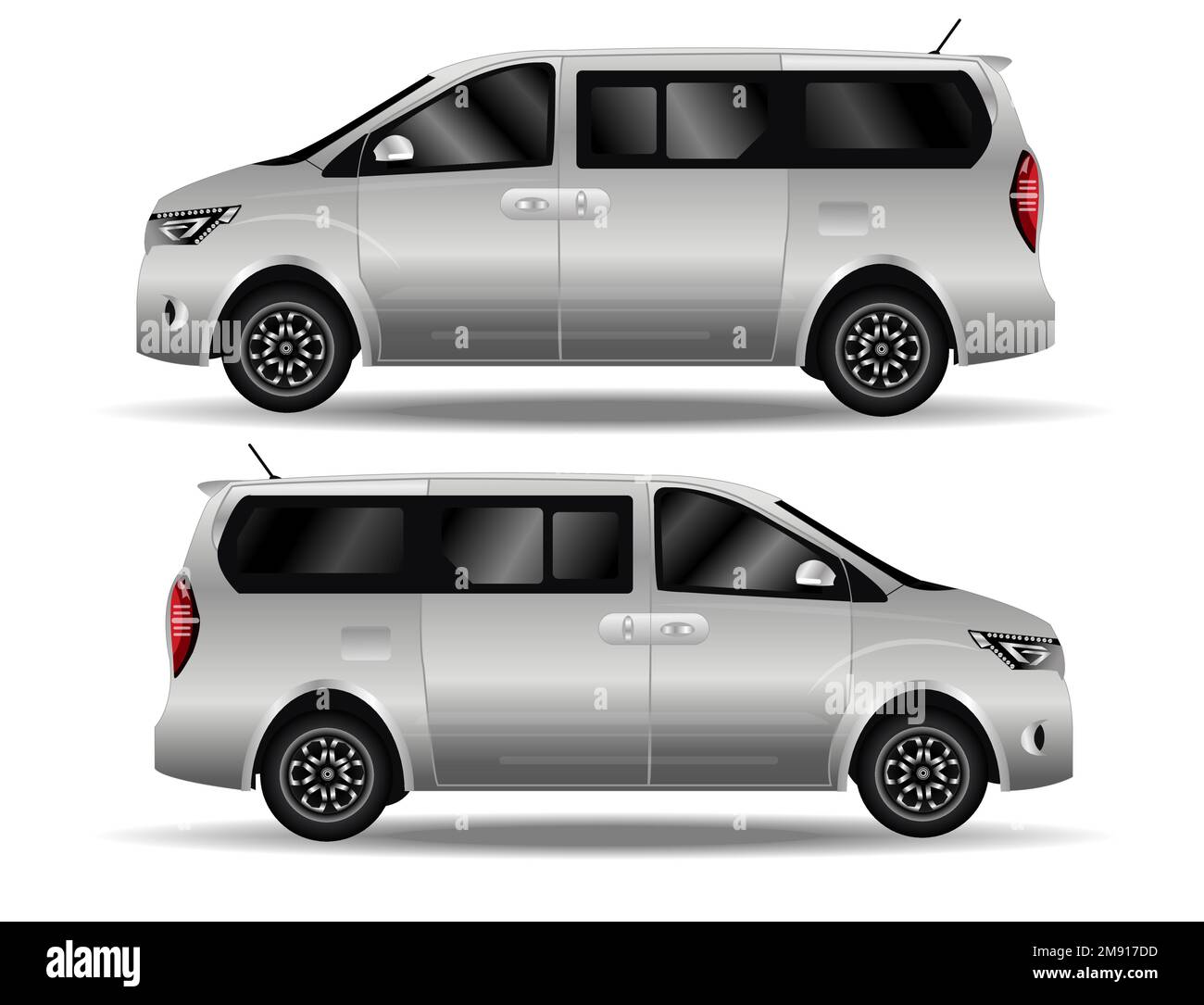 Van, minibus, taxi isolate on the background. Ready to apply to your ...