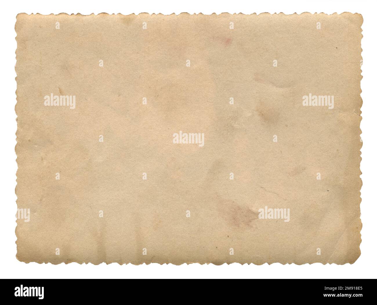 A sheet of an old photographic paper, underside Stock Photo Alamy