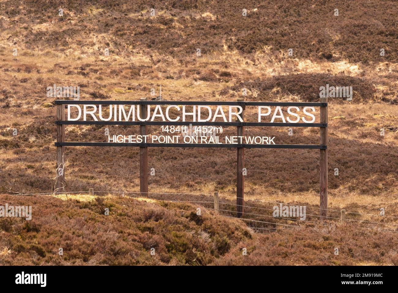Druimuachder Pass (Drumochter Pass), Dalwhinnie, Highland, Scotland Stock Photo