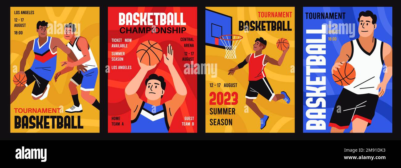 Poster, Banner with Basketball Player for Sports. Stock Illustration -  Illustration of champion, holiday: 76367086